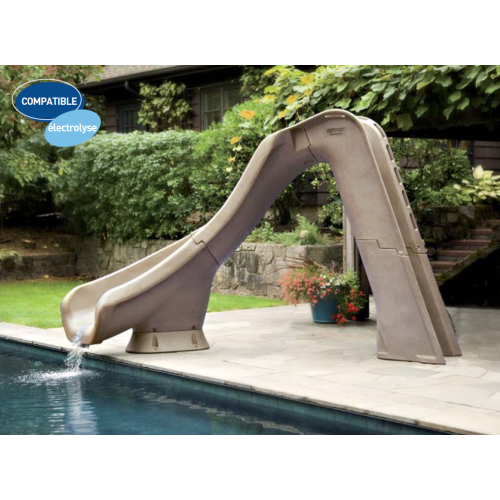 Toboggan piscine TYPHOON