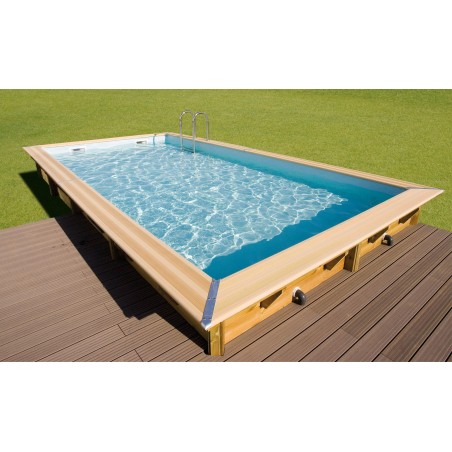 Piscine bois LINEA Ubbink 3,50 x 6,50m