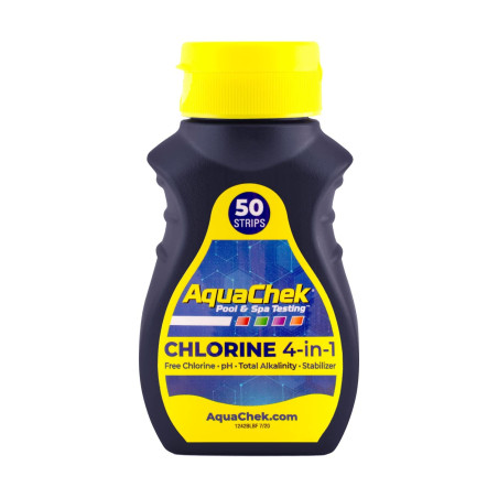 Bandelette AquaChek analyse jaune 4 en 1