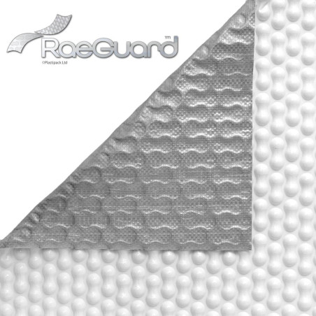 Bâche à bulle RaeGuard™ GeoBubble 500 microns Gris Blanc