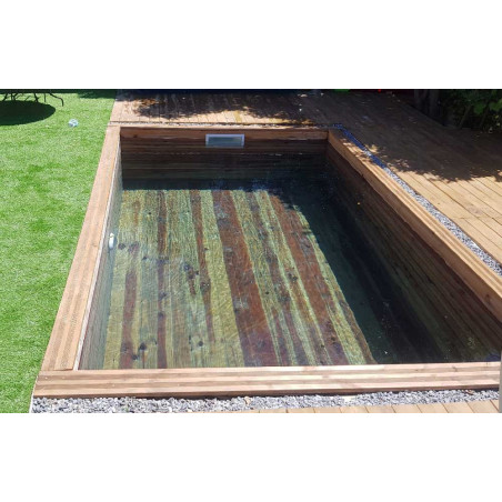Piscine bois immergé SEQUOIA Luxe
