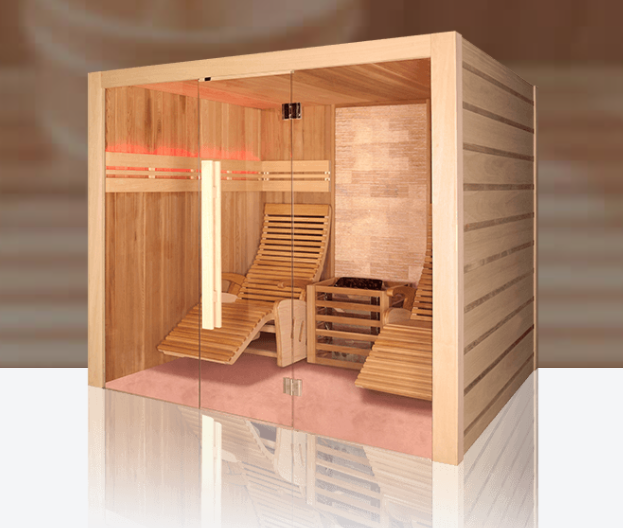 Sauna cabine infrarouge et vapeur