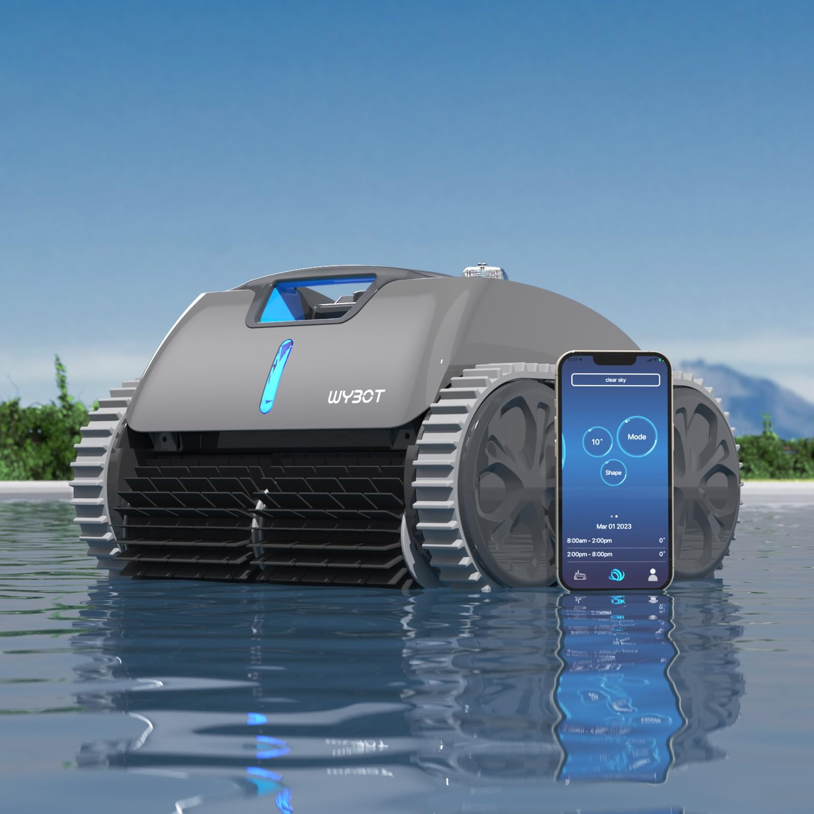 Robot piscine sans fil
