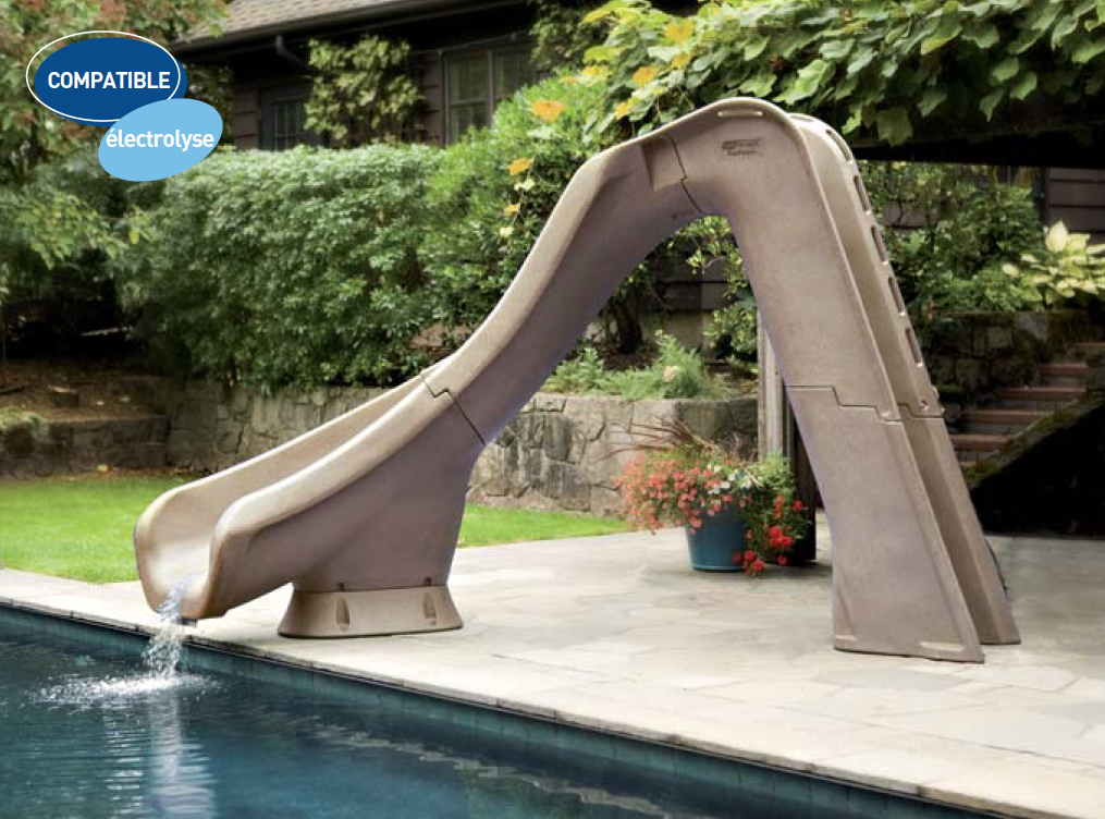 Toboggan piscine TYPHOON