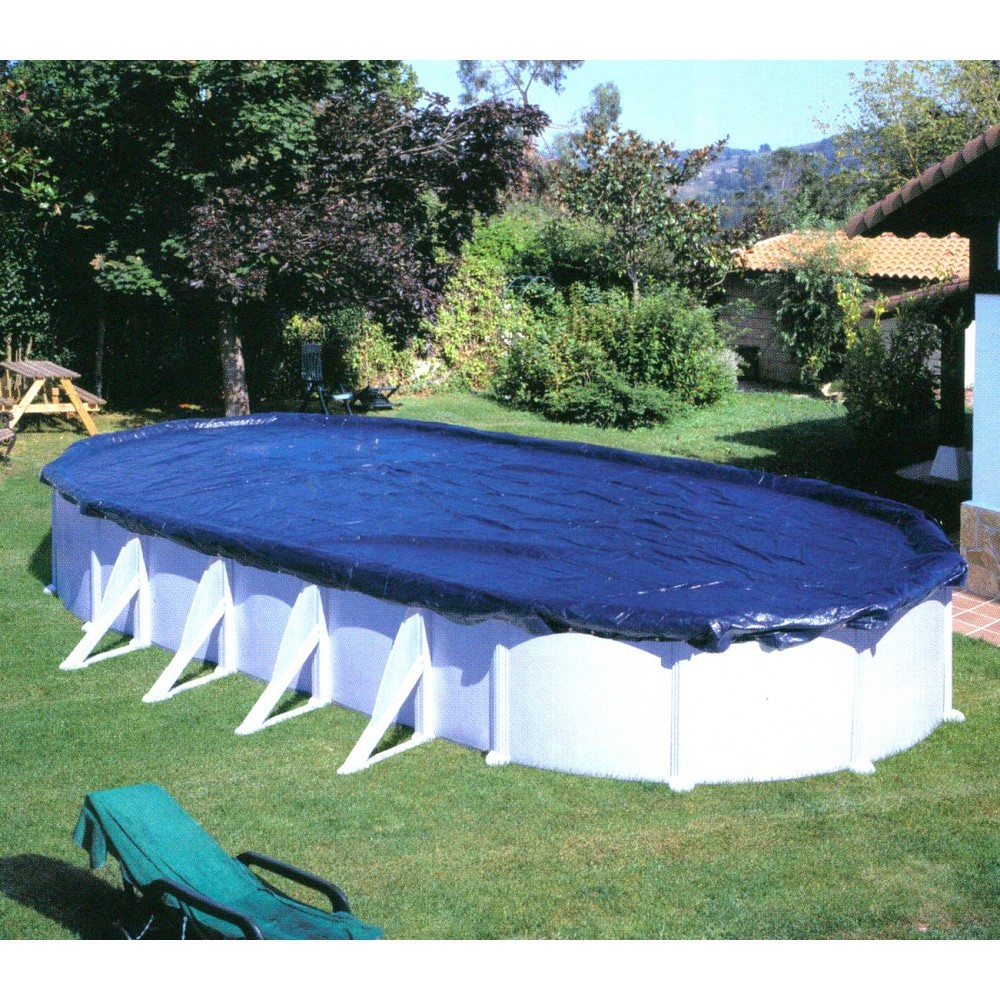 Bâche hiver ovale piscine hors sol